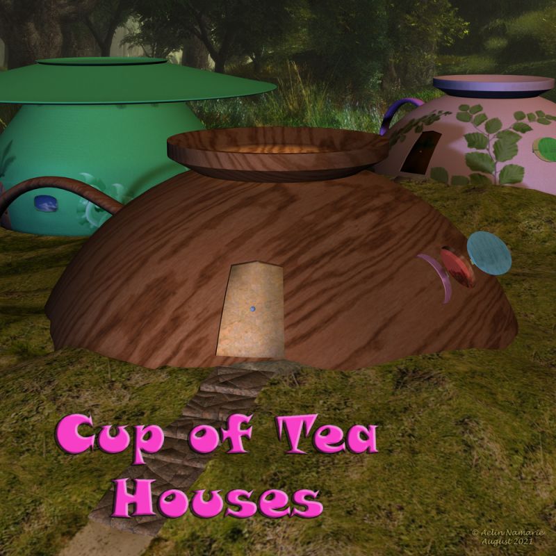 Cup of Tea Houses
Because we still need more fairy houses in this world!
Now available on FRM

For one of the houses, it's a project I started years ago before to take a break - and to forget it! The other was modeled this year.
