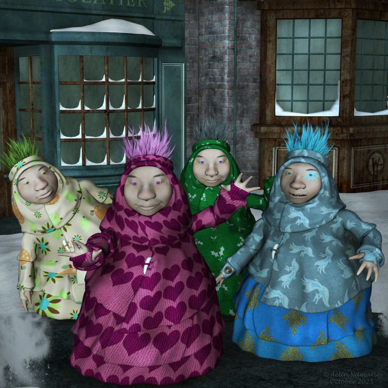 Christmas for Utla
Utla has also the right to celebrate Christmas time with her own textures!
They are available on the Christmas page of our forum!
