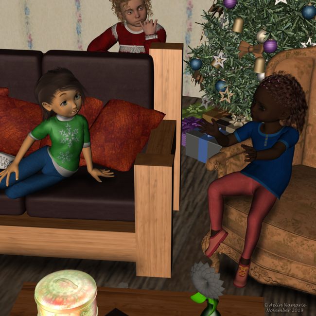 December COTM (presentation)
Time to start all talks, and the December COTM!

*******
Sadie Talk Around, by Aelin (FRM exclusively)
Maddie [no longer available]
Red Riding Hood for Maddie, by Frances Coffill (Daz3d)
Piper K4, by Rendercandy (FRM exclusively)
Bambini Girl Textures, by eblank (FRM exclusively)
Natal Props, by MarciaGomes (AFZ)
