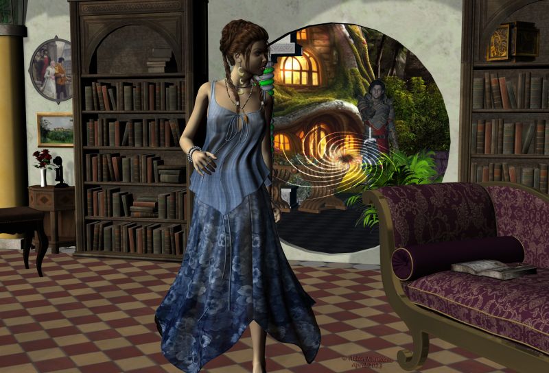 Mirror our worlds
"Mirror our worlds", the title of the latest book she read. Suddenly, she has the feeling all could become true when looking to her mirror...

********
ML_Saskia V4, by Mirella (FRM)
Veranil for M4, by Ravenhair (Daz3d)
Wild Orchid Hair, by goldtassel & Propschick (Daz3d)
Little Corner: Antique Shop, by Aelin (FRM exclusively)
House of Owls, by Summoner (FRM)
Tudor Living, by Merlin Studios (Daz3d)
Spring Terrace, by Aelin (FRM exclusively)
MorvenDark, by Mortem Vetus
Paladin Armor for M4, on Xurge3D
Hauser 07 background, by Pauliechen (RR)
Landscapist Backgrounds, by Ramhernan (sponsor showcase page)
