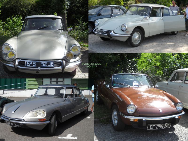 Mix (3)
I took here cars pretty similar, but I didn't find recognizible sigle for their brand(s). I guess they are Citroen.
