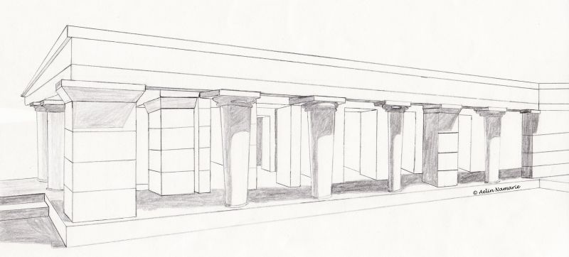 Palace (1)
This was a drawn i made several years ago. I copy this part of Minoen palace in a book, and used a rule... otherwise no perspective lol
