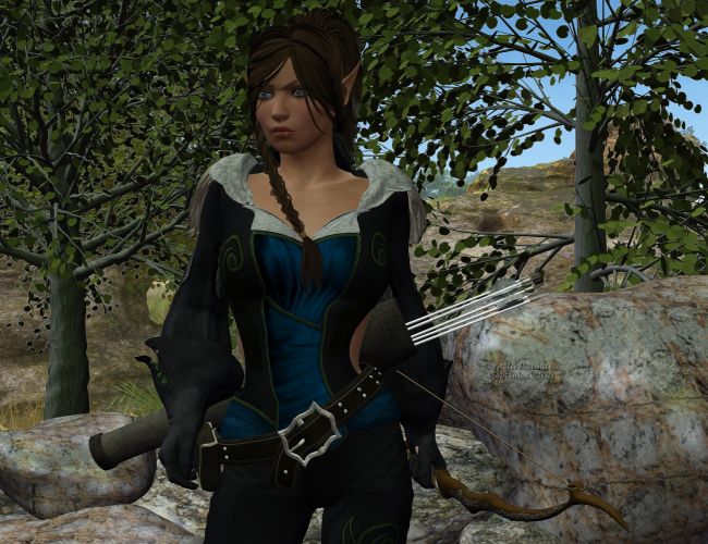 Princess archer
Eavan V4, by Liquid Rust (Daz3d)
Fox Hair - V4, by Anna Benjamin & Lady Littlefox & Syyd (Daz3d)
V4 Archer, by Barbara Brundon (Daz3d)
Trees, on Xfrog
Mel's Fantasy Rock backgrounds, by JustMel (on her site)
