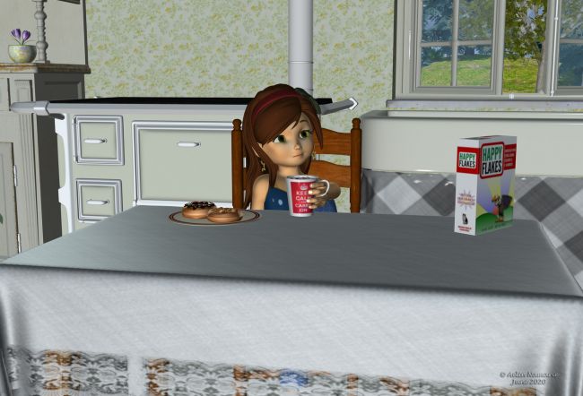 Runtime Town: The Search (7)
Sadie had the confirmation by Teddy than Wolf and the 3 Little Pigs have really a old story together. Wolf was insurer and he had to check the solidity of the houses they constructed to push them to be better in their job. It wasn't for the pleasure of the 3 brothers.

Previous part of the story: http://www.thefantasiesattic.net/attic/cpg/displayimage.php?pid=39327

********
My Heroine Sadie, on Daz3d
Poodles and Soxs, on Daz3d
M.O.I. Mug, by Skip1871 (Sharecg)
Scereal Killer, by Sparkyworld (Attic Free Zone)
Coffee Shop, by ArtCollab (Daz3d)
Crocus, by Esha (Daz3d)
French Style Shabby Chic Vol 2" Kitchen", by Anima Gemini (Daz3d)
tree, on Xfrog
The Hill Backgrounds, by Aelin (FRM exclusively)
