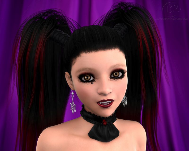 Still Just Like Luna
Part of a rework of an eight year old render of Luna! Still the most adorable goth vampire we've ever seen <3
