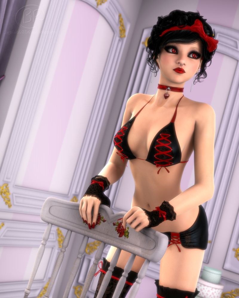 Flirty Dreams Alternate
Continuing Bianca's shoot in the antique store <3 
