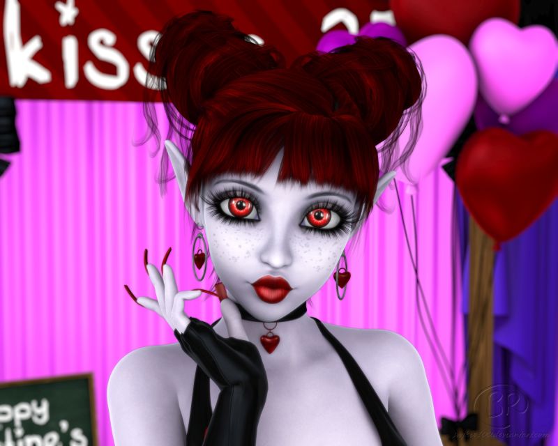 Just One More Kiss.....
Just playing catch-up. Drusnia was at the kissing booth this past Valentines Day.
