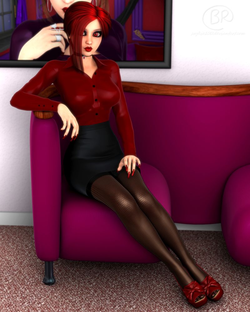 Relaxing In Red
Vampire Julieann
