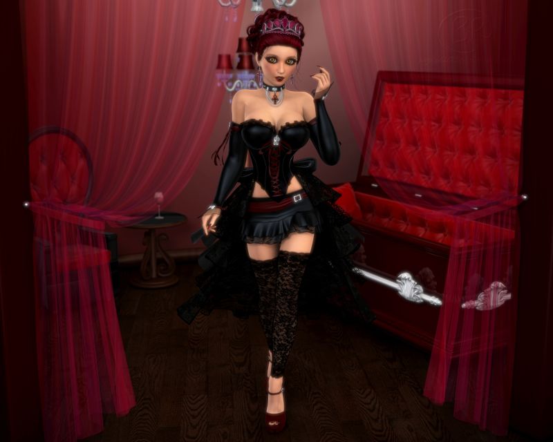The Parlor
Welcome, to Vampire Queen Martha's lounge <3 Don't ask how I know this, but her coffin is very comfortable <3 
