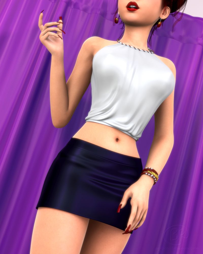 Desire Top Showcase
It all comes together with the slightly draping top and fun jewelry accents :)
