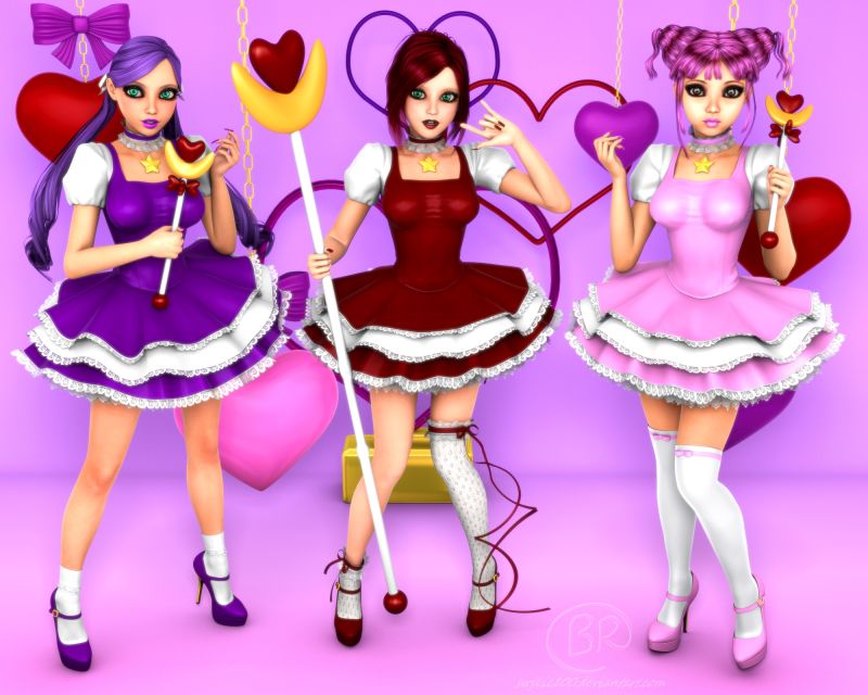 Magical Valentines Warriors
Catching up with a Valentines render
