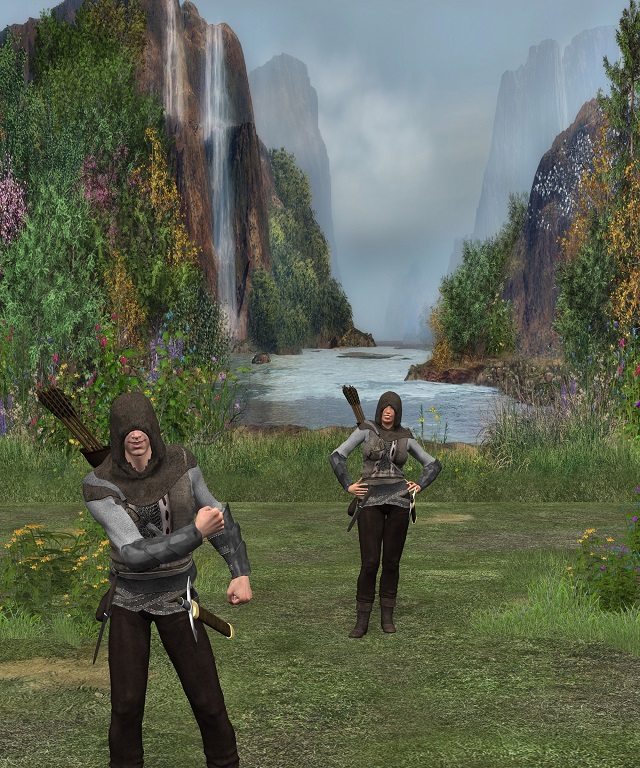 Found it! - FA winner 06/19/21
I did some sprites but had problems with background. I tried with some scenes, but finally remembered Cyclorama, Millenium Environment and Woodland Real 1 and 2. This is Fairytale Story for ME. Quick picture, didn't have time to edit it, and working with Photobie which is free and replaces PS CS2, GIMP is just too complicated and doesn't do some things good, but I will try working with it I guess again...
