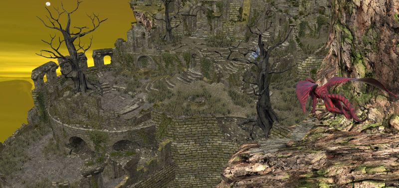 Hillpath Throne
~Art Challenge Winner Wk of 11/05/22~

Here is a nice place with a throne, there is a path to the right and a gargoyle...
Keywords: Art Challenge Winner 11/05/22