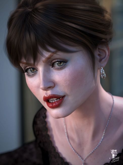 Julianne
I started out calling her Riley, but settled on Julianne.
Someone suggested she looked like a cross between a Julianne (Moore) and a Lucy (Ball)
Custom character completely dial spun.
here's a quick render.

Comments are welcome.
Thanks
JV
Keywords: dazstudio4.12 genesis8female redhead pinup Portrait Julianne Lucille