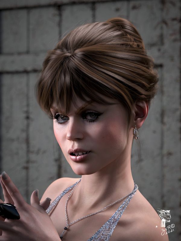 Riley
Revisiting some lighting exercises. I used 3 spot lights to recreate a 'Rembrandt' effect on this portrait.
Keywords: DazStudio4.15 Genesis8Female Brunette Portrait Rembrandt Lighting Glamour