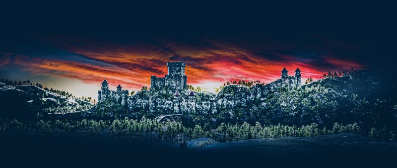 Darkness Falls on the Lost Realm
Background/ Landscape. 
Keywords: Background Landscape Darkness Falls Lost Realm