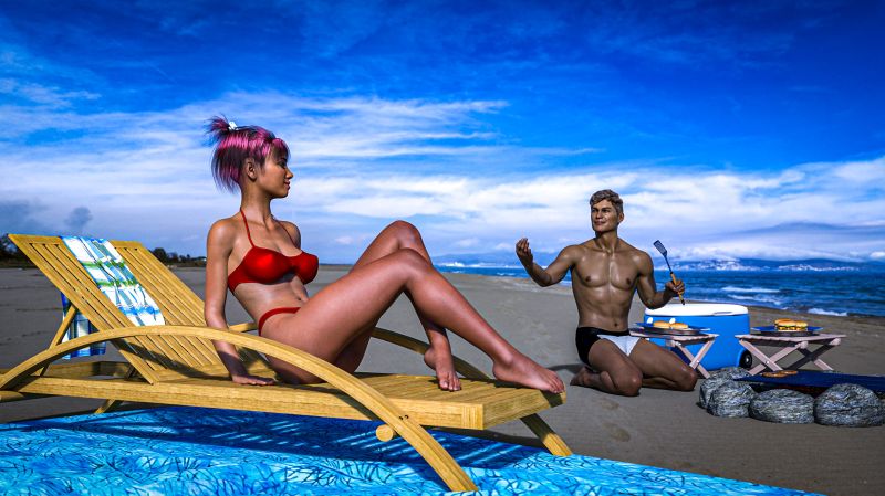 Lunch Time
Nothing like grilling hamburgers outside over an open fire outside in the summer .   
Keywords: Lunch Time grilling hamburgers outside open fire