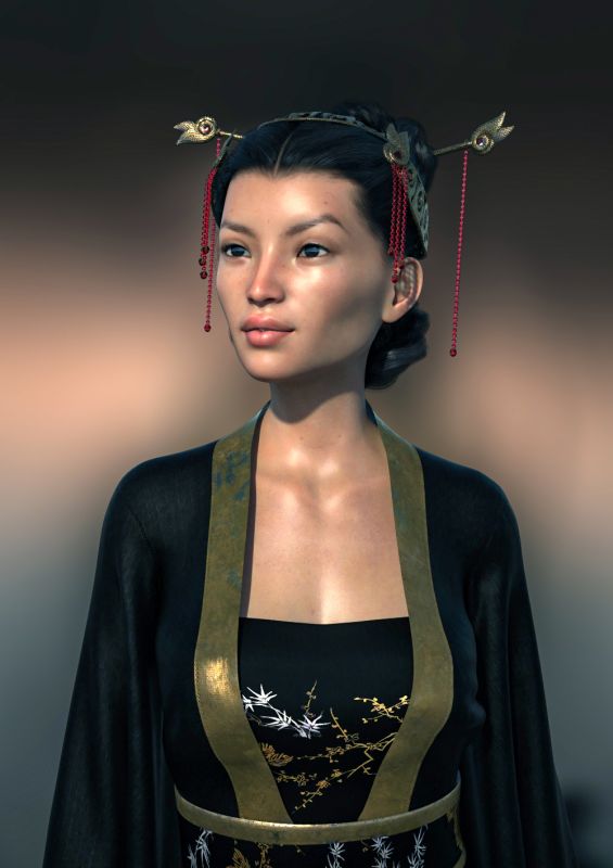 Meling
Experimenting with Iray and Photoshop. 
Keywords: Portrait Meling 