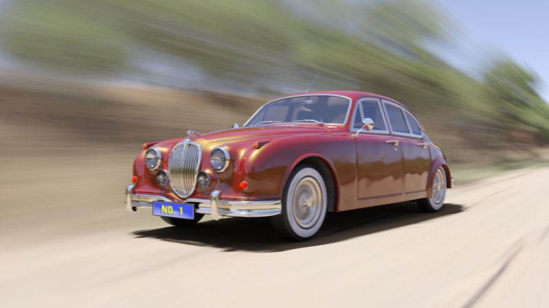 No One
A self driving car with no one inside. 
Keywords: self driving car speeding along