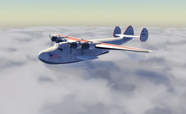 Pan Am Clipper
One of the first Transoceanic Aircraft for Passenger Service of the 20th Century.  Service from 1939 - 1948. 
Keywords: Airplane Pan Am Clipper Transoceanic Aircraft 20 Century