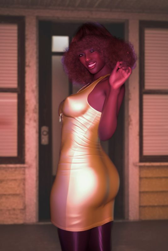 See Ya
After the Big Date the young lady said, " You better go before my Dad turns you into a pretzel.  See Ya."   

Mimics snapshot art.  
Keywords: Snapshot Art pinup home Big Date 