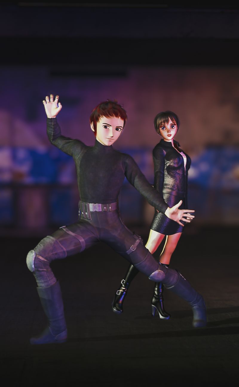 The Body Gurad
For hire and keeping people safe. 
Keywords: Anime Body Guard Protection Man Woman