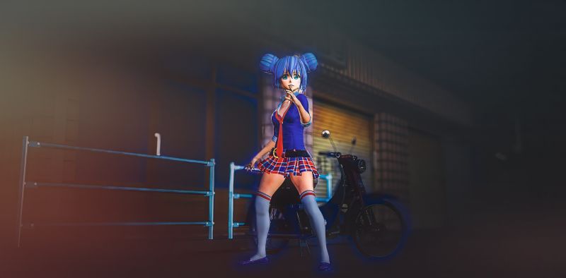 What Was That? - SAOTW winner 01/25/25
When you are the last person who lock up the shop at night and you hear a bump in the dark.
Keywords: Manga Anime Female night time bump dark frieght startled