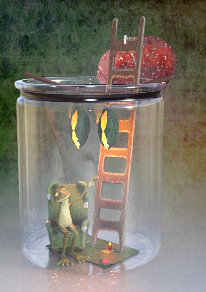 Home sweet home
Freebie set by Mysticartdesign, added frog and background.
Keywords: frog glass