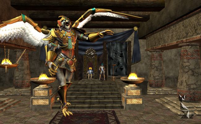 You asked for a large throne room, my Lord ...
did it not occur to you that you might look rather small in such a one as you desired?
You should be careful what you wish for ...

(Horus, from Summoner)

