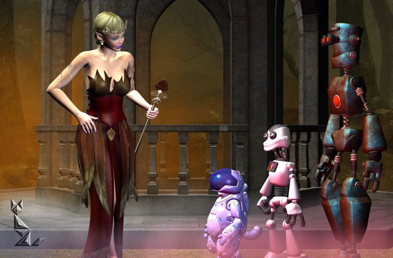 You want to make a wish?
But what do robots wish for?
