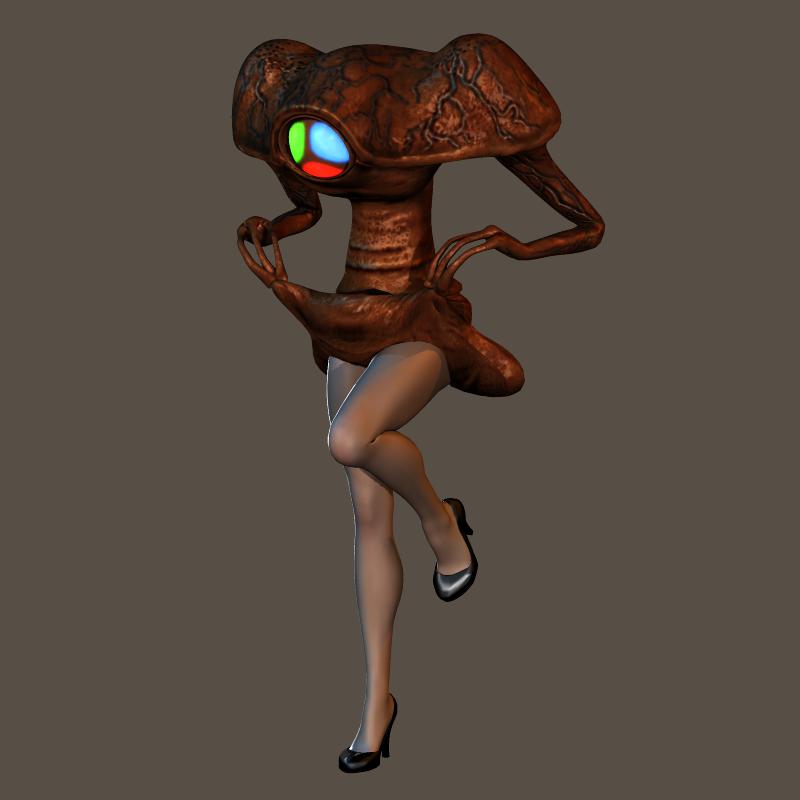 Martian dance practice 
