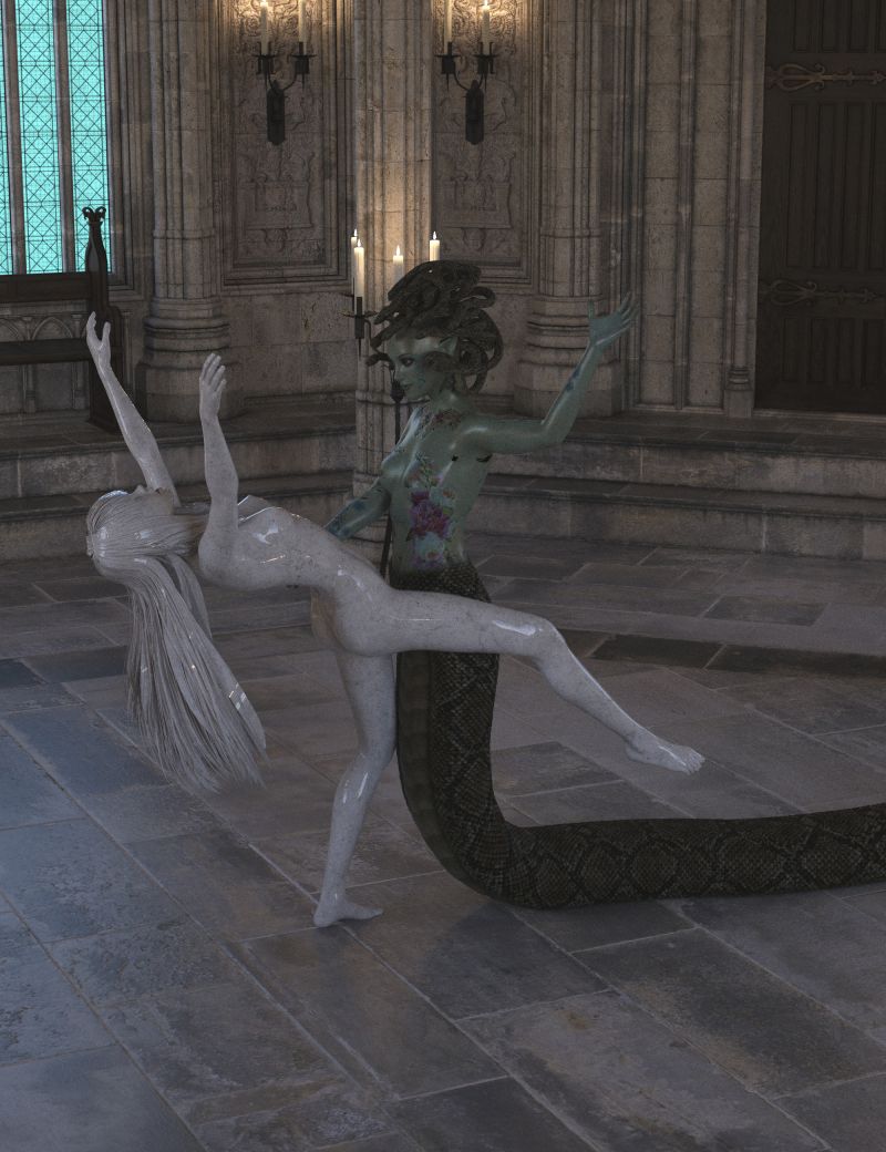 Dancer at the end of Time
Keywords: gorgon medusa greek mythology fantasy abstract