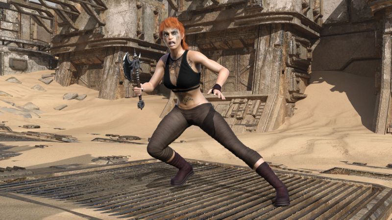 Dystopia
Red Fox
Keywords: scifi apocalyptic dystopian future warrior