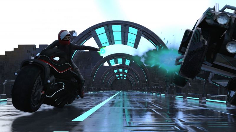 Tina doing what she does best...
Having liberated the item the traveller wanted, she makes her way to the next objective... bury it on an uninhabited planet in the outer rim. The one that was chosen could not support life so Tina brought some Androids to conceal the unit... Bizarre, she thought. Why steal something and then hide it somewhere desolate? Still, she pays very well so if that's what she wants that's what she gets.
