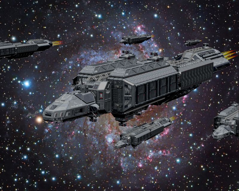 We're leaving...
The attack on the Pit had finally succeeded. The vast machine was breaking down and would soon self-destruct. The last of the Gaian clones had been rescued and Carnage was leading the fight out of the doomed facility. Celeste had hired a small fleet of ships to transport everyone off planet to safety. One of these vessels had been equipped as a medical facility directed by the two Arias. As a distraction, they had found some music from the alien transmission archive. The planet that the time traveller arranged to meet with Tina Archand had a primitive but slowly emerging species that called themselves "Tubers." They used a quaint computer system to exchange random audible and visual datastreams as entertainment. (It was apparently invented by someone called Elon Gates who the Tubers held in the highest esteem.) The time traveller followed them in a small fighter until they had reached a safe quadrant. Once there she opened the timestream to return to her own time-period. There was one last thing she had to do to set everything in motion...
