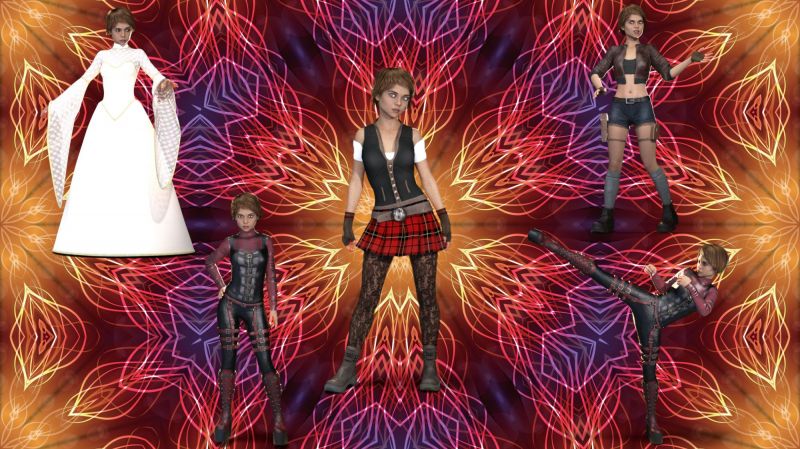 Girlie Time
Celeste and the Time Traveller went off to discuss the plan of attack on the Pit. The two Arias thought this would be a good time to distract Carnage so she didn't get overexcited at the prospect of combat. They decided to go through all the clothes Celeste had bought and see which Carnage would feel happy wearing and look good in. They weren't disappointed... How they convinced her to try on a dress was beyond Celeste. Looking back on their efforts it struck everyone how beautiful Carnage really was. They were also very much aware there was no getting away from the fact that she was extremely dangerous too...
