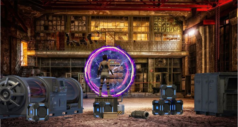 The end of the beginning....
Inside the crate the androids gave me were several items. The first thing to catch my attention was a dusty-looking handwritten message... in my handwriting. It oulined things I had done, was doing and would be doing...oh, it ties you in knots just thinking about it! There were also details of a series of accounts set up by me (what???) many thousands of time-periods into the past. The credits I had invested in several financial repositories were still accumulating wealth beyond imagination. There were also encrypted instructions on how to build a time-ripping device. The power needed to energise such a device was enormous and the message referred to the last thing in the container... a Neutrino Reversion Engine which I had apparently stolen and buried on that planet. Just going near the unit made my the hairs on my skin stand up.
I thought long and hard about everything as I now had the details and wealth to hire the best engineers to build this machine. So here I stand before it. On the other side of this chronospatial opening, Celeste, Carnage, the Arias and the clones are waiting for me. Can I really do this?
