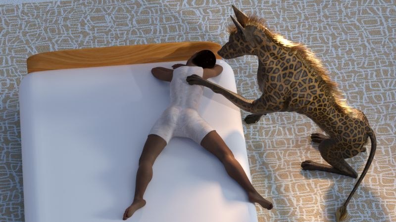 Devotion
Celeste took over all responsibility and care for Carnage, much to the relief of the Medcentre staff. By day she tended to every need of her pet and by night sat with her when she slept. Unknown to everyone she was quietly reaching out to Carnage in a way they could not imagine. Among Celeste's people  were tales of  legendary Myrenax that had unlimited powers and they were recognisable by their golden fur. There hadn't been any sign of an appearance for centuries and they were regarded as myths. Celeste, though, was one  of those rare creatures. Many hidden abilities were hers to command. Among those her capacity for psionic empathy was the way through to Carnage. Able to share & exchange feelings & emotions she had been forging a connection with her pet from their very first contact. She took away some of the pain that was burning inside, replacing it with an overwhelming love and slowly over time Carnage was changing, until...
