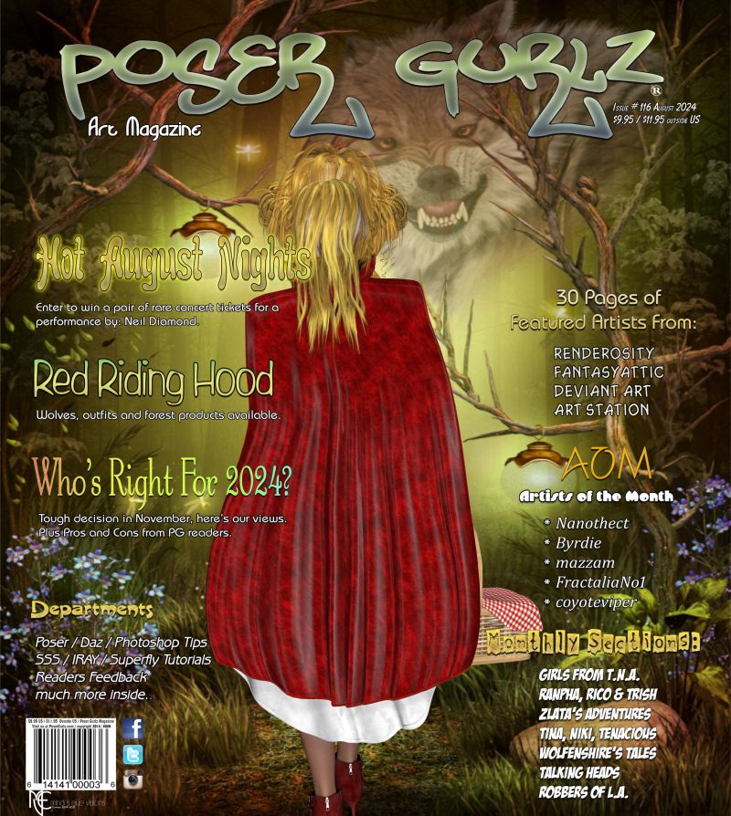 Poser Gurlz August 2024 (TGIF)
TGIF indeed,  enjoy your weekend all. 
