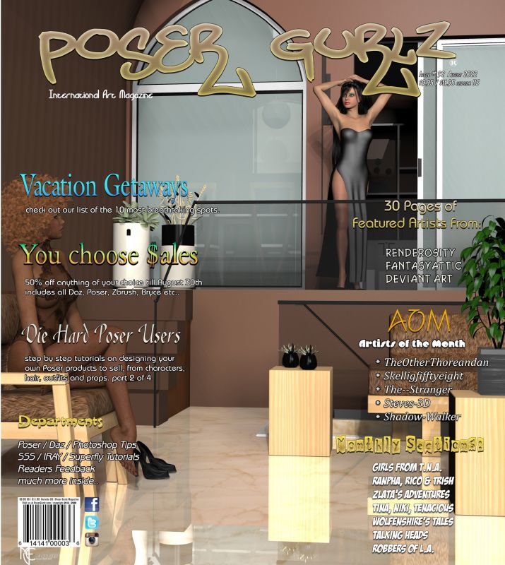 Poser Gurlz August 2022 (TGIF)
In your mailboxes and on newsstands today. 


TGIF!!
