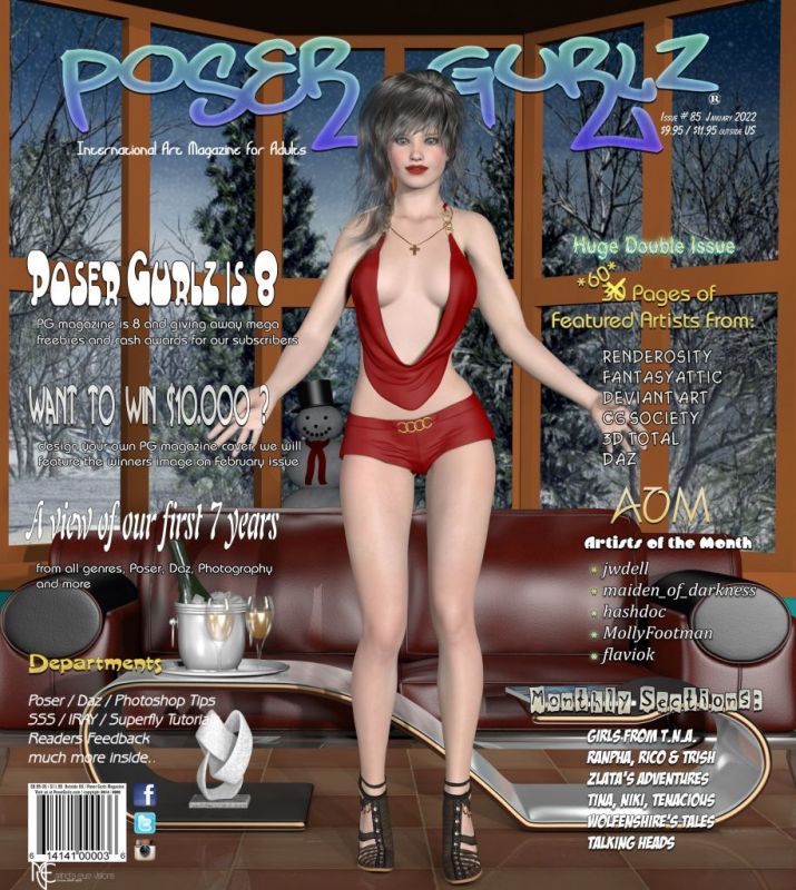 Poser Gurlz January 2022
in your mailboxes and on newsstands today
