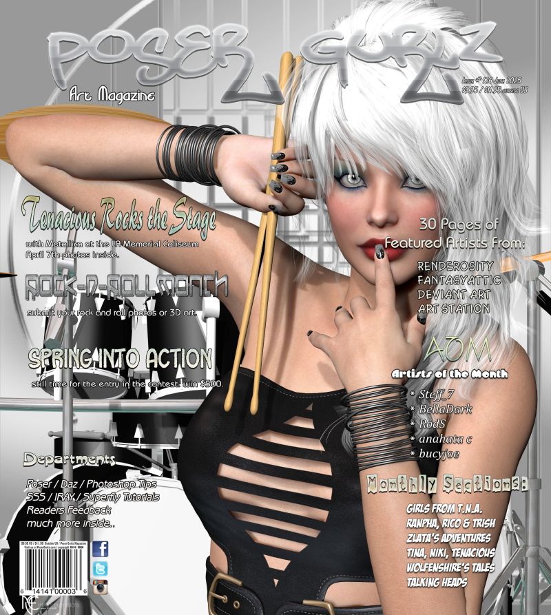 Poser Gurlz June 2025 - SAOTW winner 06/14/25
in your mailboxes and on newsstands today. thank you for your visit today.  
