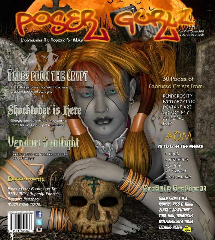 Poser Gurlz October 
in your mailboxes and on newsstands today. 

