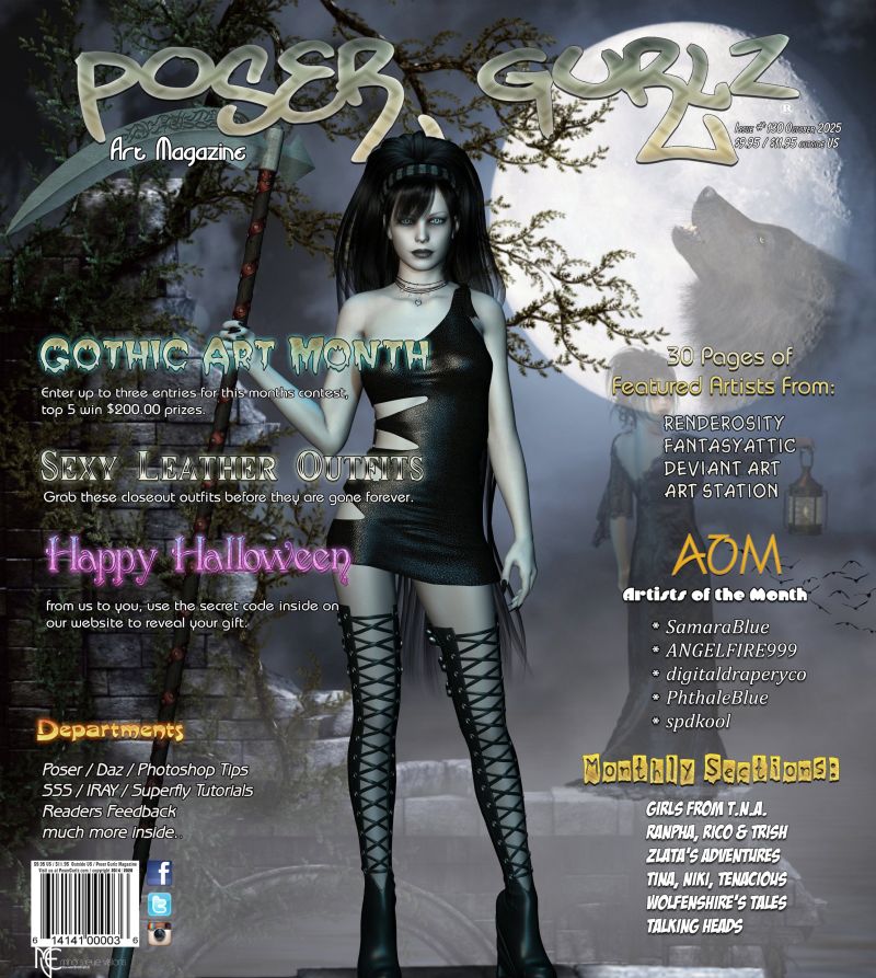 Poser Gurlz October 2025 (TGIF)
TGIF indeed. enjoy the weekend. in your mailboxes and on newsstands today.  thanks for your visit today. 
