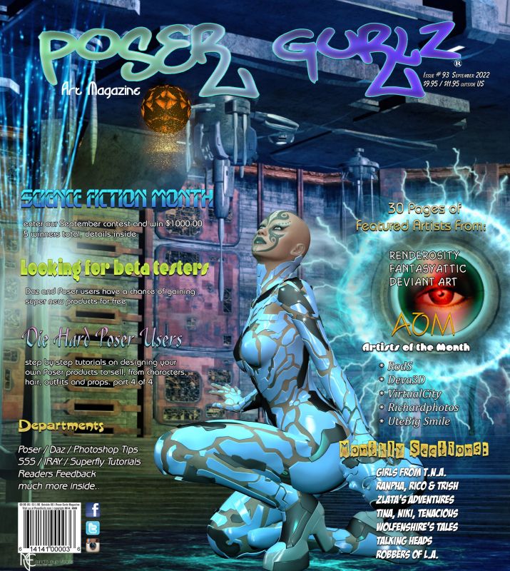 Poser Gurlz September 2022
in your mailboxes and on newsstands today.
