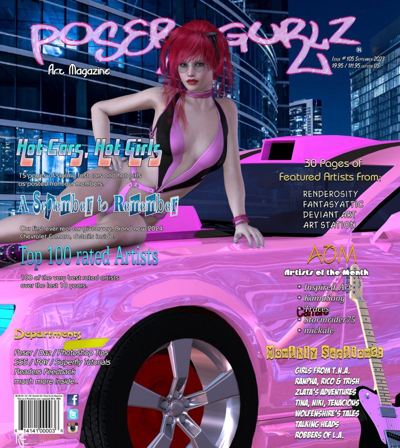 Poser Gurlz September 2023
In your mailboxes and on newsstands today. 
