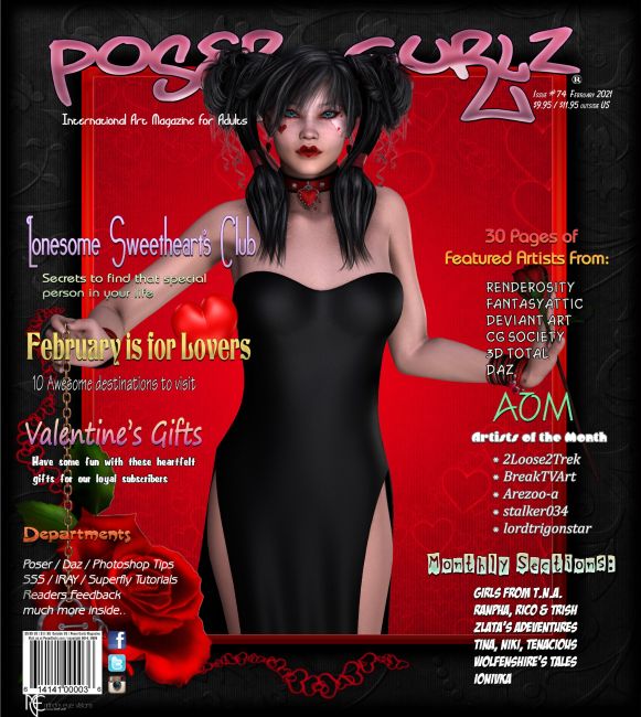 Poser Gurlz February 
in your mailboxes and newsstands today. 
