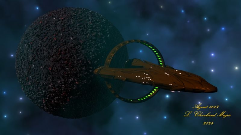 Mechworld of Szha Nebula
I recently acquired the Deep Space product pack at DAZ for DAZ Studio. It has a volumetric haze prop with several point lights imbedded within it. The Volumetric Material is like cloud with several densities. The effect is that the point lights cause a glow that looks like real stars. The included planet has five texture sets, but I used a JSPlacement height map and color map.
Keywords: SciFi FanArt StarTrek Vulcan Spaceship Planet Nebula