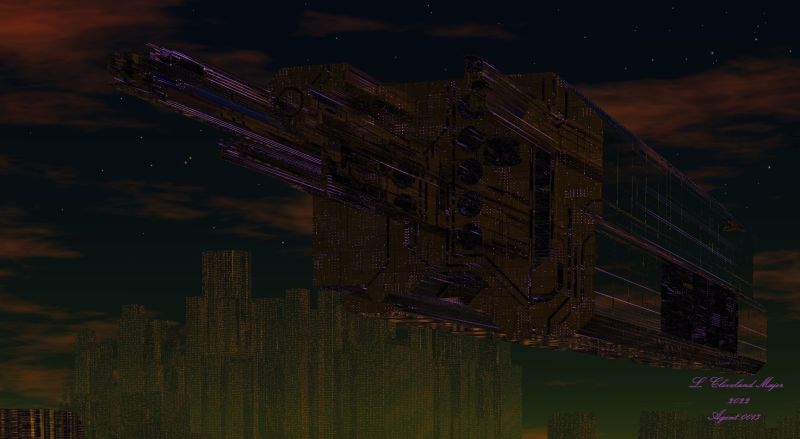 Passenger Cruiser
As promised here is the cropped out Passenger Cruiser ship from my last upload, and this shows the ship at its original resolution. I am posting this cropped version to show all the awesome detail I was able to give this ship. I think it's one of my best. 
Keywords: ScienceFiction Spaceship