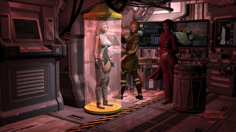 The Plastech Girl Prototype
~TOTW Winner Wk of 12/16/23~
There is a long story to this one that would never fit here. To read it, copy this link and paste it into your browser address bar, and hit Enter.
https://www.deviantart.com/agent-0013/art/The-Plastech-Girl-Prototype-984783193
I'm posting it here to show off the way my lighting did well in this image. Note that the main light is on the robotic girl in the charging tube.
Keywords: TOTW SciFi OriginStory Characters Robotics Cybernetics Developers